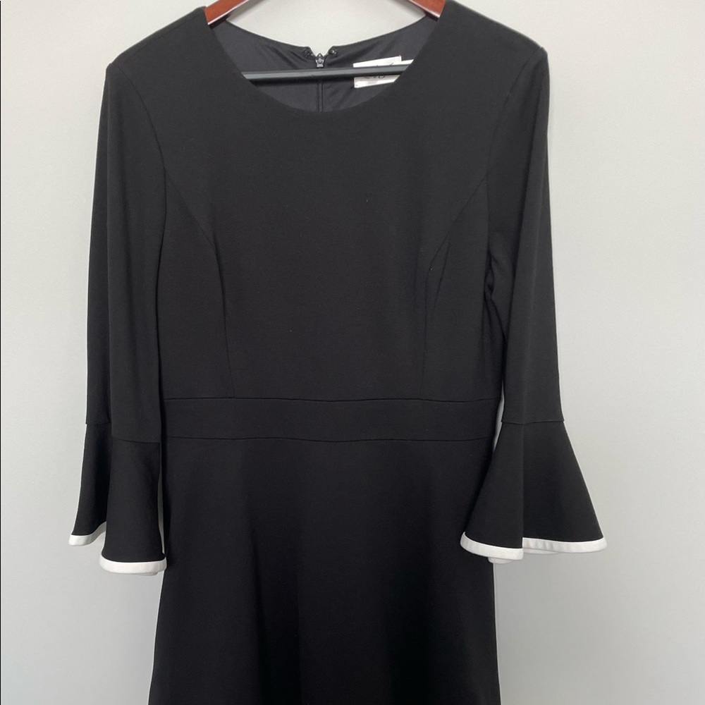 Eliza J Black & White LS Dress